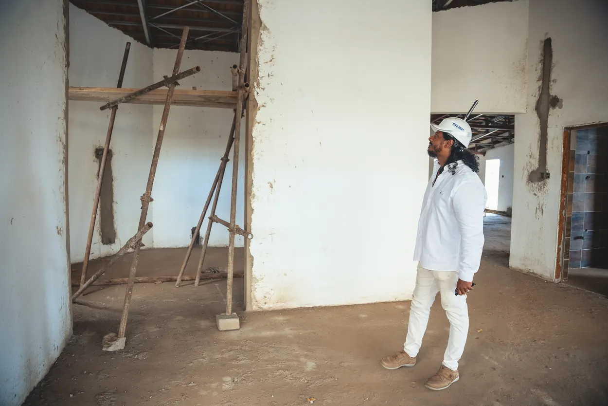 Inside a unit, captured on site